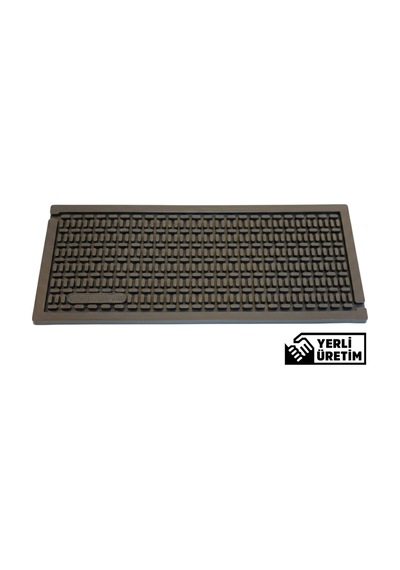 15x33 Cm Kauçuk Bar Mat, Bulaşık Kurutma Matı, Tencere Altlığı, Cam Kenarı Saksı Altlığı Siyah