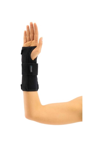 Statik El Bilek Splinti Dorsal Destekli Bedensiz Neopren Kumaş Sağ Siyah