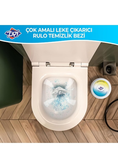 Güçlü Leke Çıkarıcı Islak Kova Mendil 250 Adet, Yağ Kir Ve Zorlu Yüzey Lekeleri İçin Pratik Temizlik Mendili 1'li, Leke Çıkarıcı