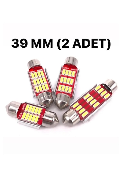 Japon Sofit Led Canbus C5w Tavan Plaka Ampül 39mm 2 Adet