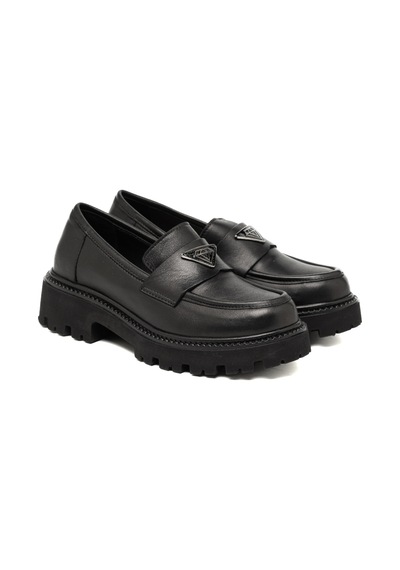 Nero Black Sneaker Günlük Kadın 25k11768 Vergelio Skin Nero Bej