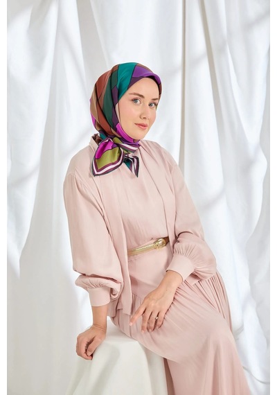 Silk Home %100 Twill İpek Eşarp S543 Mor