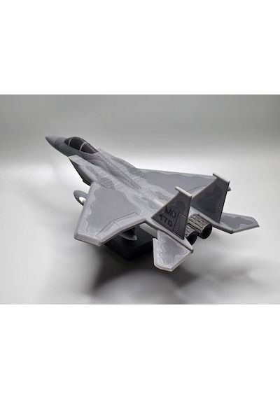 F-15 Uçak Kit Kart Maket Gri