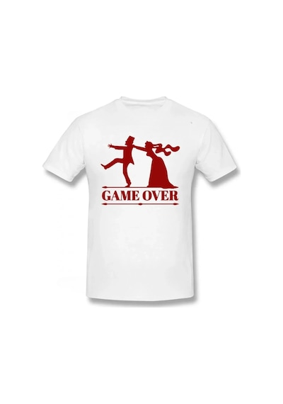 Startmore Beyaz Oyun Bitti Gelin Damat Bekarlığa Veda Partisi Komik Tshirt Cam Beyaz