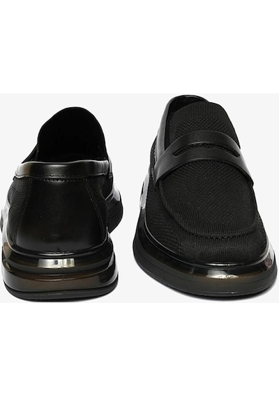 Greyder 62598 Erkek Triko Lastikli Urban Casual Ayakkabı Siyah