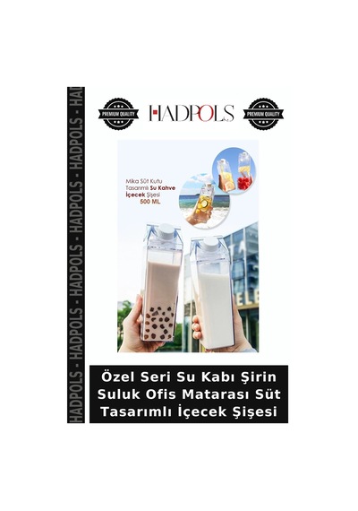 Özel Seri Su Kabı Şirin Suluk Ofis Matarası Süt Tasarımlı İçecek Şişesi Yok