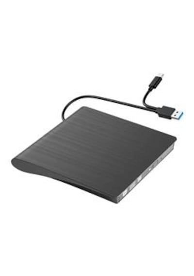 Elba Dvdwrt-slm Harici Dvdrw Slim, Siyah Dvd Yazıcı Writer Kdo