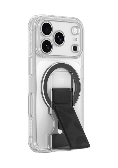 Apple iPhone Uyumlu 18 Pro Kılıf M-safeli Standlı Amazingthing Titan Pro Grip Stand Serisi Kapak Siyah