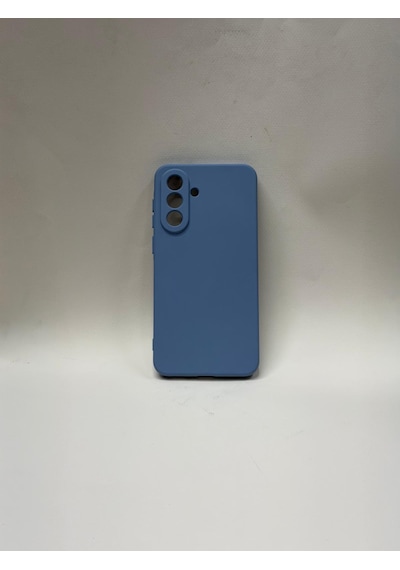 Samsung Uyumlu Galaxy A37 İçi Kadife Lansman Silikon Kılıf Tarz Ve Maksimum Koruma Bir Arada Mavi