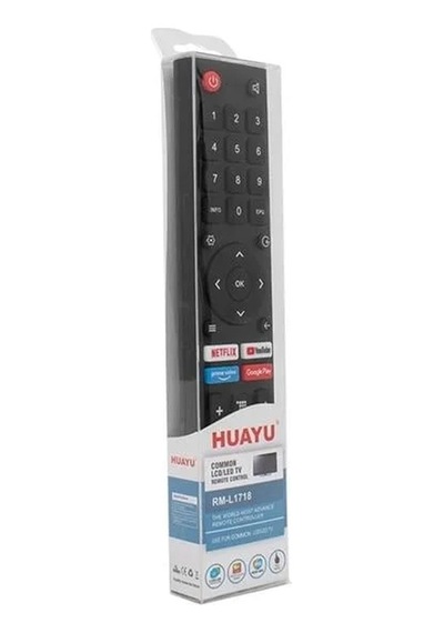 Huayu Rm-l1718 Saba-bravis-changhong Netflix- Youtube- Prime Video- Google Play Tuşlu Universal Lcd-led Tv Kumanda