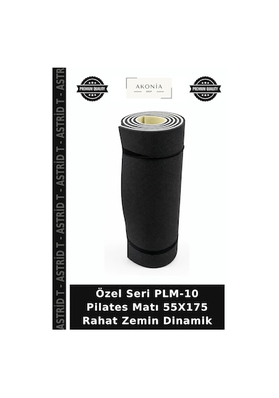 Özel Seri Plm-10 Pilates Matı 55x175 Rahat Zemin Dinamik Çok Renkli