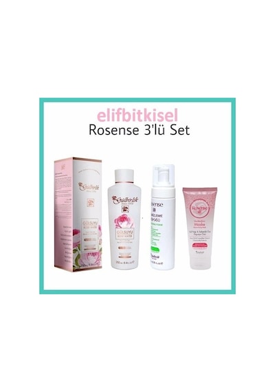 Rosense 3'Lü Set (Cilt Bakımı Pelling-Maske)