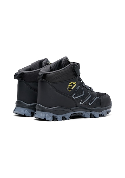 Tonny Black Çocuk Unisex Siyah Füme Rahat Kalıp Renkli Taban Bot Tbns010 298 Siyah Füme