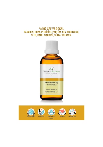 Intense Natural Sarı Kantaron Yağı 50 ML