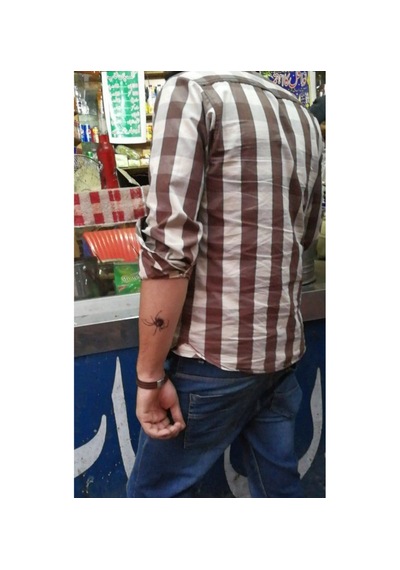 3d Örümcek Geçici Dövme Kol Dövmesi Tattoo Dört Figür