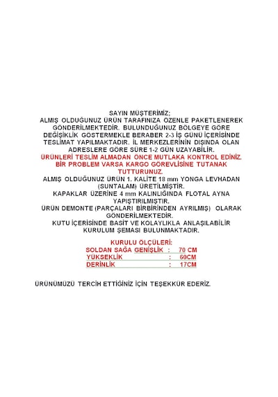 Çift Kapaklı Tam Boy Lavabo Üstü Banyo-Wc Dolabı (Günlük Kargo) (362303334) Beyaz