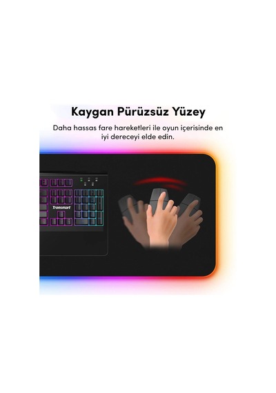 Tronsmart Spire 80x30cm Rgb Gaming Oyuncu Mousepad Sku: Smg8690010107886