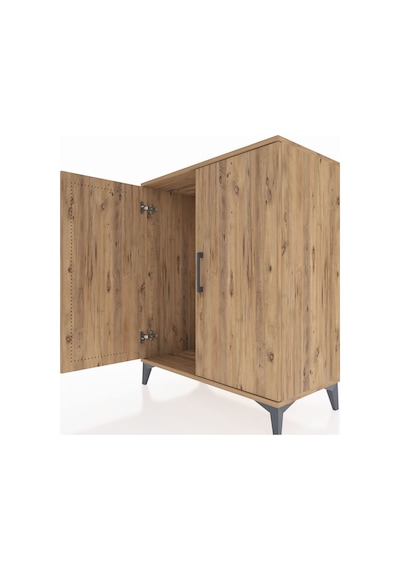 Hyperion Şifonyer 2 Kapaklı 88x44x106 Çam-çam Çam