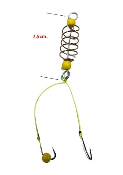 Boncuklu 2 İğneli Mini Sazan Yayı