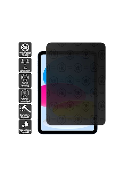 Apple Uyumlu iPad,, Mw742tu/a Hayalet Cam Nano Kırılmaz Ekran Koruyucu