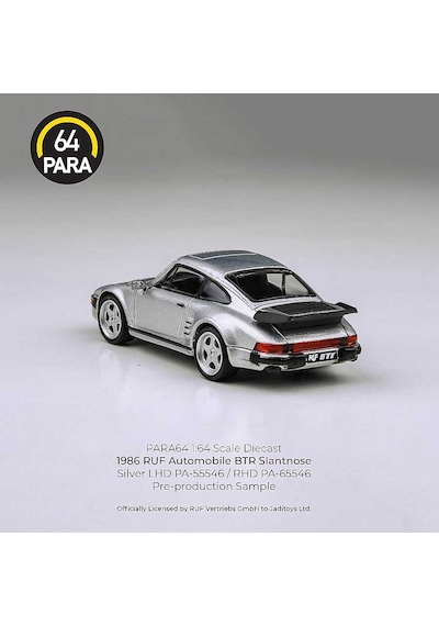 Para64 Porsche Ruf Btr 1986 Slantnose Silver Pa-55546 Çok Renkli