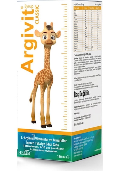 Argivit Takviye Edici Gıda Şurup 150ml