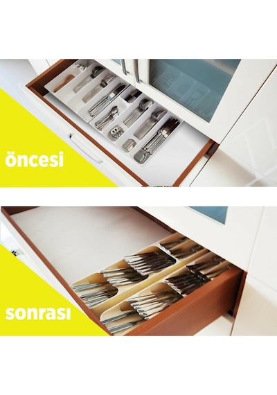 Mcblue 5 Bölmeli Çekmece Kaşıklık + Bıçaklık