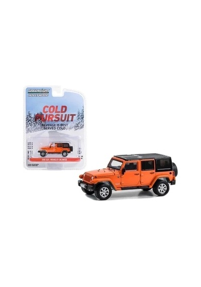 Greenlight Hollywood Series 40- Cold Pursuit 2019 - 2010 Jeep Wrangler Unlimited 62010-e1/64 Model Araba