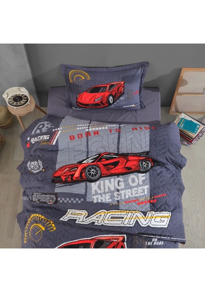 Clasy Tek Kişilik 4 Mevsim Kapitone Nevresim Seti Racing Team