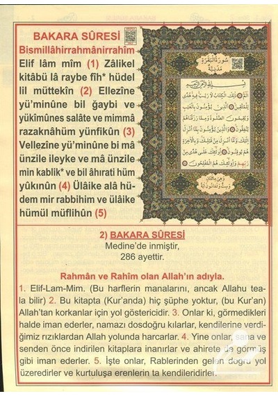Kur'An-I Kerim Ve Türkçe Okunuşlu Üçlü Meal (Rahle Boy. Kod: H... N11.1505