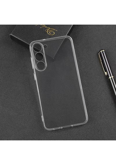 Samsung Galaxy Uyumlu S23 Plus Kılıf Şeffaf Silikon Hibrit Case Kapak