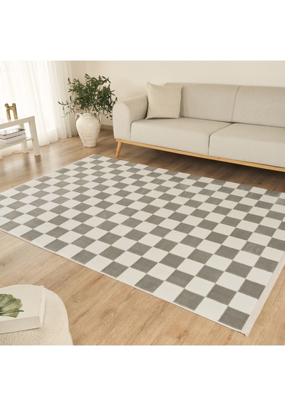 Kaşmir Halı 7/24 Sahara Softline Elen Grey 200x290 Cm Gri
