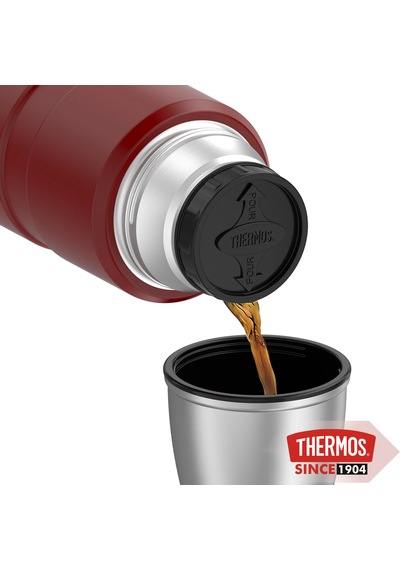 Thermos Sk2020 Stainless King X Large Paslanmaz Çelik Termos 2 Litre Kırmızı