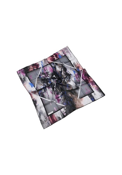 Mim Eşarp Mısırlı Eşarpları Silky Cocoon Sport Twill Eşarp Gri