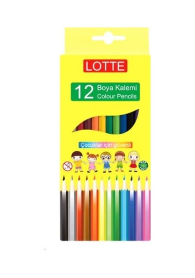 Lotte Kuru Boya Kalemi 12 Renk Lt940