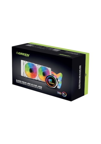 Glacıer 240 Stream-argb Sıvı Soğutucu Beyaz 240mm Aıo Sıvı Soğutma