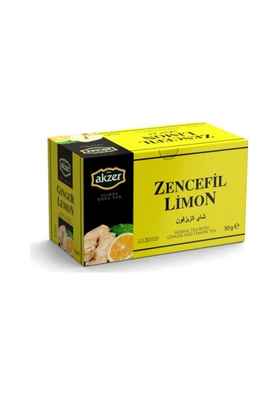 Zencefil Limon Çayı Doğal 20li Süzen Poşet