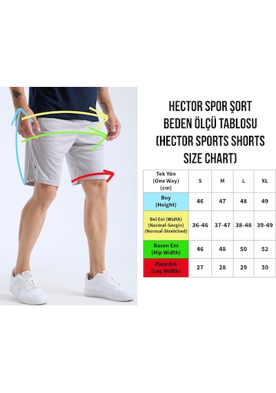 Zoma Spor Fitness Koşu Şortu - Hector Gri