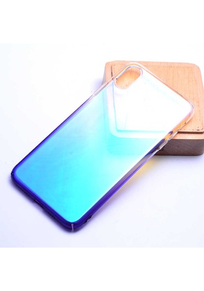 Apple Uyumlu iPhone XS Max 6.5 Kilif Renkli Gökkusagi Transparan Kapak 486423657