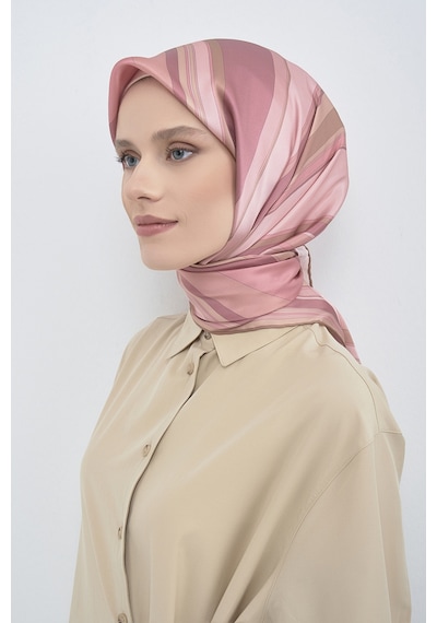Armine Saf İpek Sura Eşarp-2026 İlkbahar-yaz- 951400d Pembe