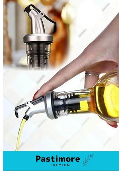 Özel Seri Büyük Boy Damlatmaz Zeytinyağı Sıvıyağ Şişesi Yağdanlık Cam Yağlık 750 Ml - 2'li Set