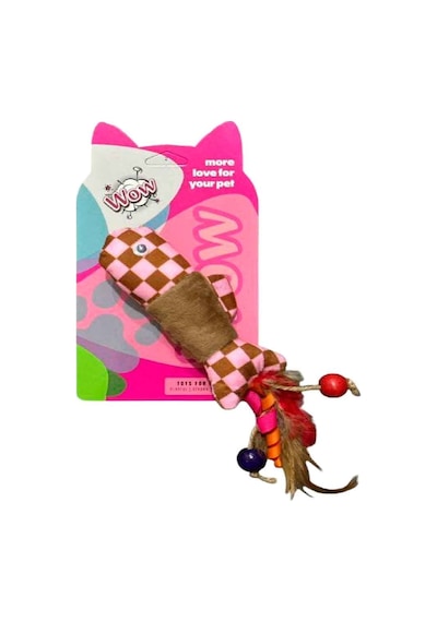 Nunbell Kedi Oyuncağı Wow Kumaş Boncuklu Balık