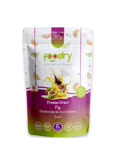 Freeze-dry İncir Freeze Dried Fig Dondurularak Kurutulmuş Meyve Kurusu  17 G