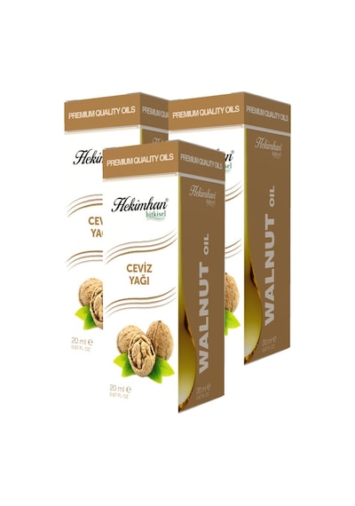 Hekimhan Bitkisel Ceviz Yağı 3 x 20 ML