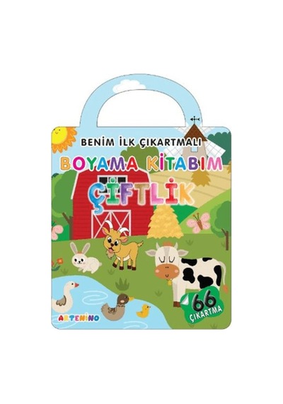 Benim İlk Çıkartmalı Boyama Kitabım - Çiftlik - Ybve-728260