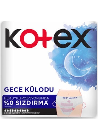 Kotex Regl Gece Külodu 2'li 6 Paket