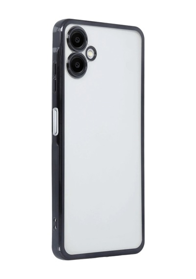 Samsung Uyumlu Galaxy A06 Kılıf Razer Lensli Silikon - Siyah 0.2M-Çok Renkli