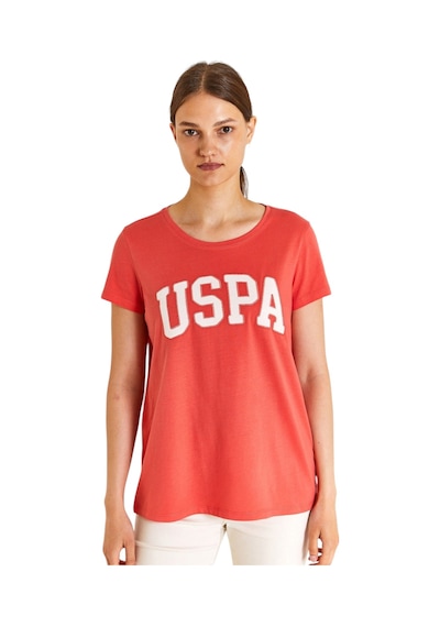 U.S. Polo Assn. Kadın Basic Tişört 1804839 Narçiçeği