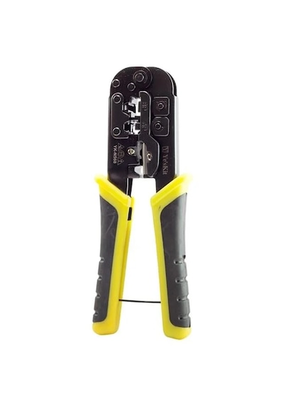 Powermaster Yk-n568 Rj11/rj12/rj22/rj45 Profesyonel Ağ Ve Telefon Soketi Sıkma Pensesi
