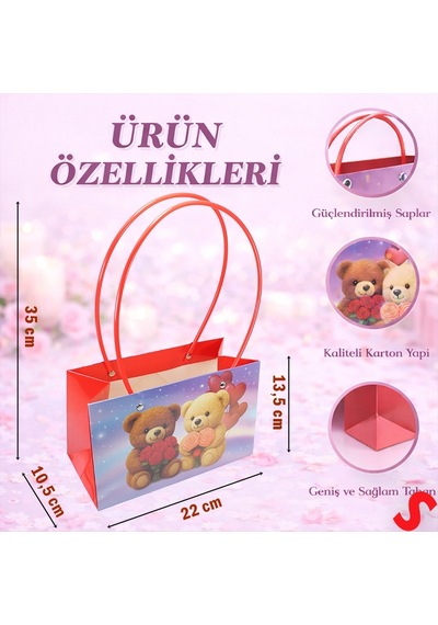 Karton Çanta-22 13,5 10,5cm- Teddy 1+